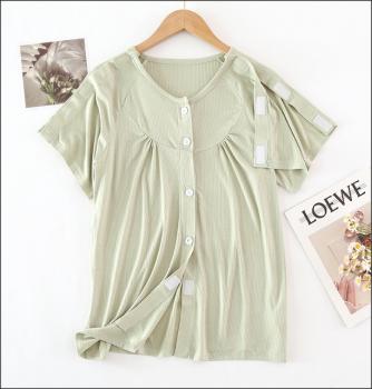 Baumwollhemd mit Klettverschluss